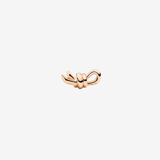 Rose Gold Nodo Stud Earring