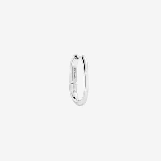 Silver Essentials Hoop Earring