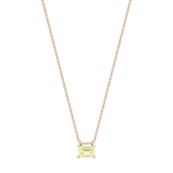 Collier Mini Cocktail Lemon Quartz