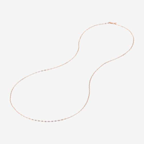 Rose Gold Essentials Cable Chain Necklace