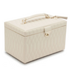 Caroline Large Jewellery Case - Ivory