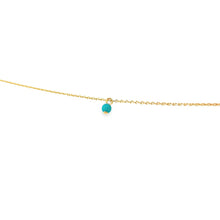  Le Lien White Gold Turquoise Pearl Charm