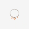 Silver & Rose Gold Bollicine Bracelet