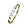 White Gold Diamond Bracelet Messika CARE(S) Khaki Cord Bracelet
