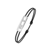 White Gold Diamond Bracelet Messika CARE(S) Black Cord Bracelet