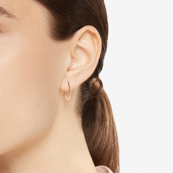 Rose Gold Essentials Hoop Earring