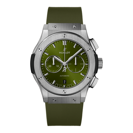 Classic Fusion Chronograph Titanium Green