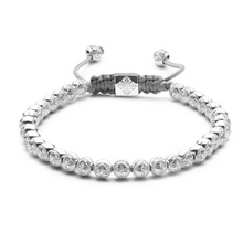  4MM WHITE GOLD BRACELET