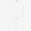 Rose Gold & Silver Star Lariat Necklace