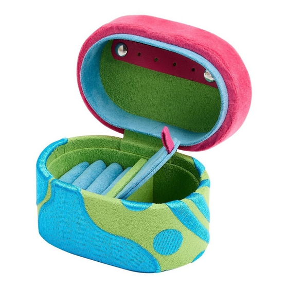 Bea Bongiasca Small Jewelry Box ‐ Pink-Green-Blue