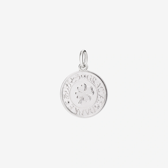 Silver Coin Charm