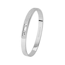  Bangle Move Noa MM Pavé Grandes Tailles Bracelet Diamant Or Blanc