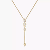 Fiery Cravate Collier Diamant Or Jaune