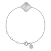 Bracelet Victoria Diamants Nacre Blanche + Diamants Or Blanc