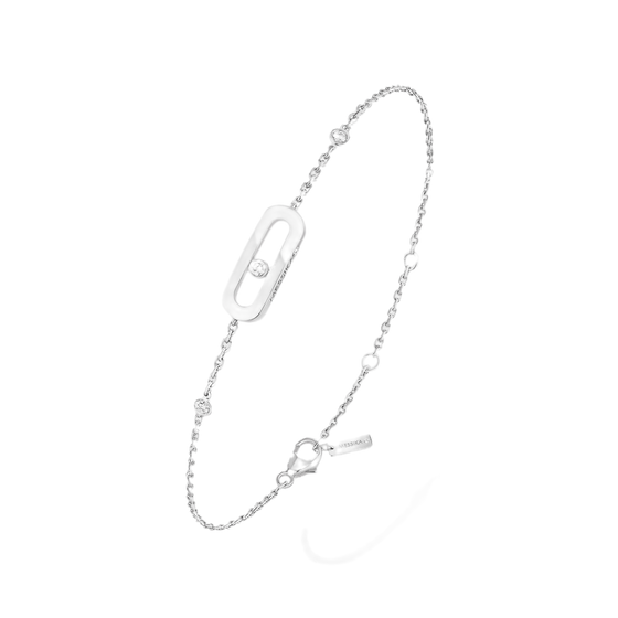 Bracelet Diamant Or Blanc Bracelet Move Uno