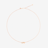 Rose Gold & Diamond Shooting Star Necklace