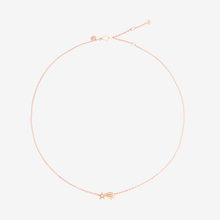  Rose Gold & Diamond Shooting Star Necklace