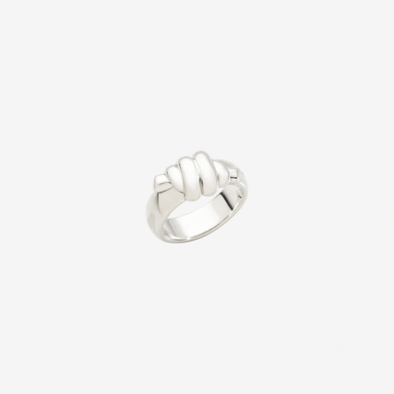 Silver Bold Nodo Ring