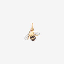  Pendentif Abeille Or Jaune, Diamants & Émail