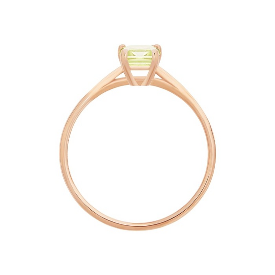 Cocktail Lemon Quartz Mini Ring