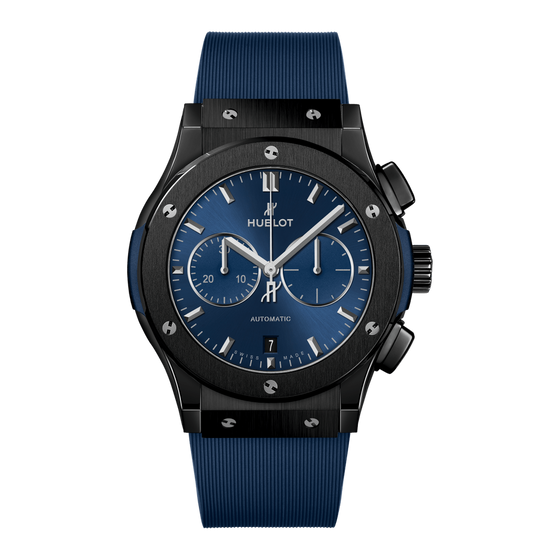 Classic Fusion Ceramic Blue Chronograph