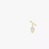 Clip Fiery 0,10ct Boucles d'oreilles Diamant Or Jaune