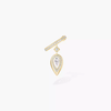 Clip Fiery 0,10ct Boucles d'oreilles Diamant Or Jaune