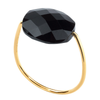 Onyx Cushion Yellow Gold Ring