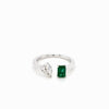 Toi & Moi Emerald & Diamond Ring