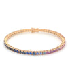 Rainbow Rigid Tennis Bracelet