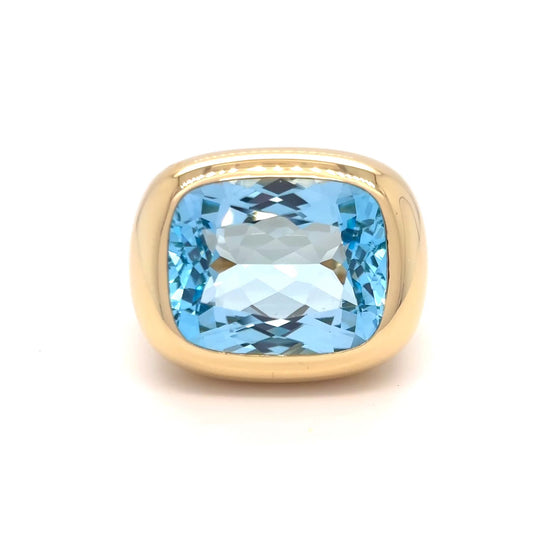 Sky Blue Topaz Ring