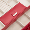 Caroline Medium Jewelry Case ‐ Red