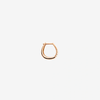 Rose Gold & Diamond Essentials Hoop Earring