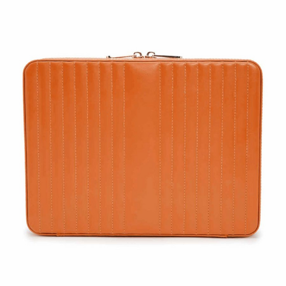 Maria Large Zip Case ‐ Tangerine