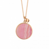 Disc Ever Rhodocrosite Necklace