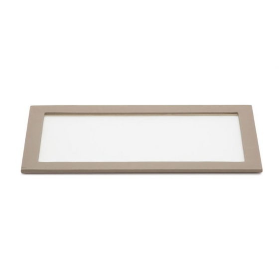 Vault Tray Glass Lid ‐ Grey