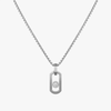 So Move Natural Titanium Pendant Natural Titanium Diamond Necklace