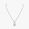 So Move Natural Titanium Pendant Natural Titanium Diamond Necklace