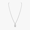 So Move Natural Titanium Pendant Natural Titanium Diamond Necklace