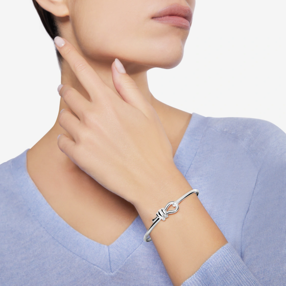 Bracelet Bangle Nodo Argent