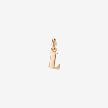  Rose Gold Letter L Charm