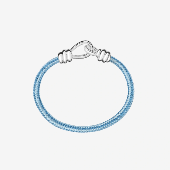 Bracelet Nodo Argent & Cordon