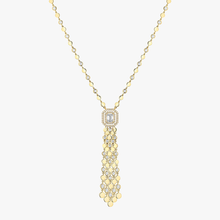  D-Vibes Tassel Yellow Gold Diamond Necklace