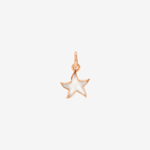  Rose Gold & Enamel Star Charm