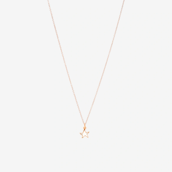 Rose Gold & Enamel Star Charm