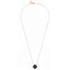 Onyx + Diamonds Rose Gold Victoria Diamonds Necklace