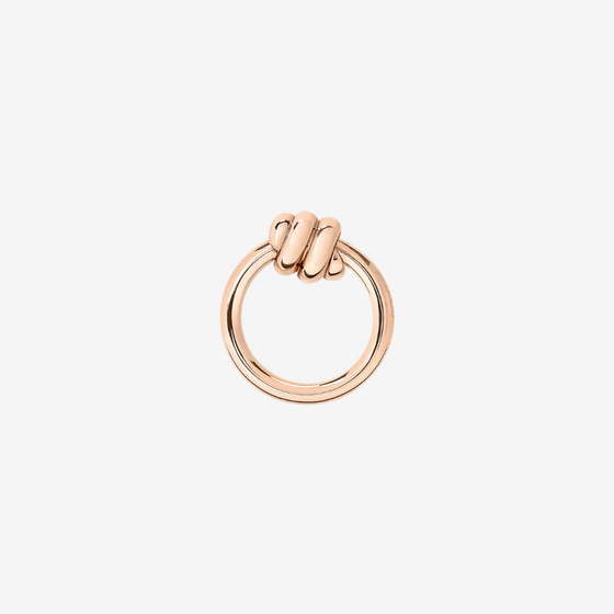 Rose Gold Nodo Stud Earring