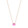 Collier Mini Cocktail Topaze Rose