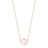 Disc Ever Pink Mother of Pearl Mini Necklace