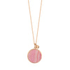 Disc Ever Rhodocrosite Necklace